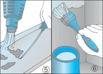 Applicazione del fondo antiruggine